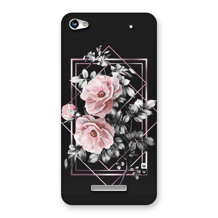 Beguilling Pink Floral Back Case for Micromax Hue 2