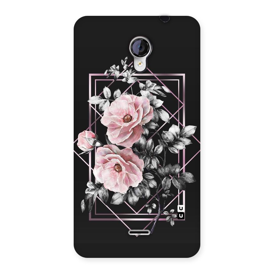 Beguilling Pink Floral Back Case for Micromax Unite 2 A106