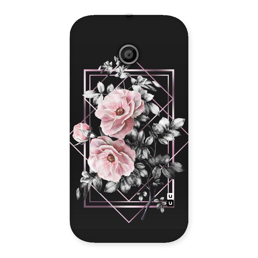 Beguilling Pink Floral Back Case for Moto E