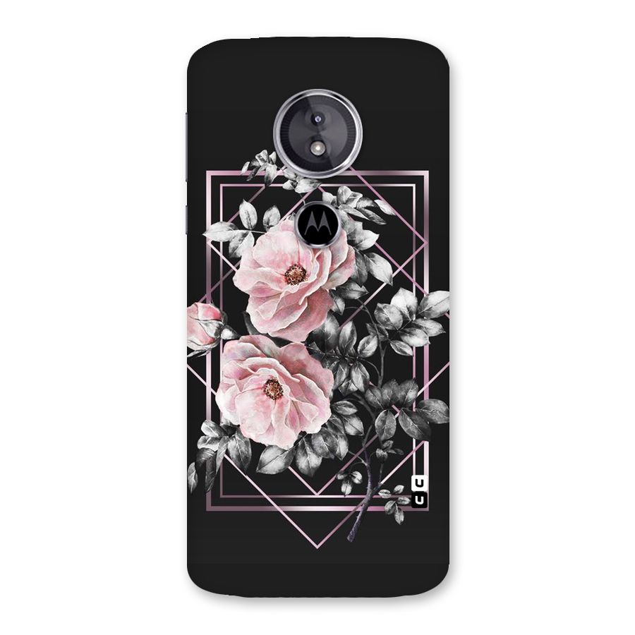 Beguilling Pink Floral Back Case for Moto E5