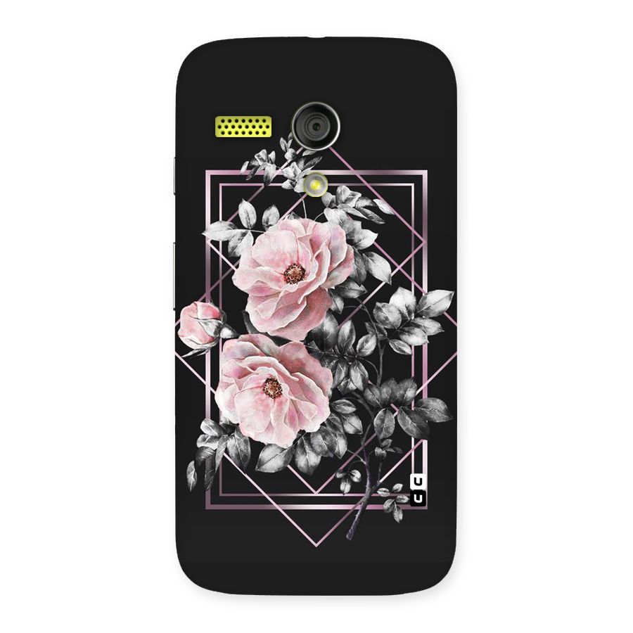 Beguilling Pink Floral Back Case for Moto G