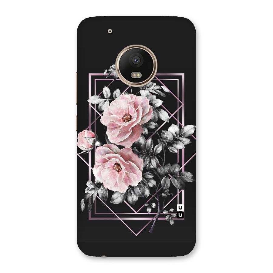 Beguilling Pink Floral Back Case for Moto G5 Plus