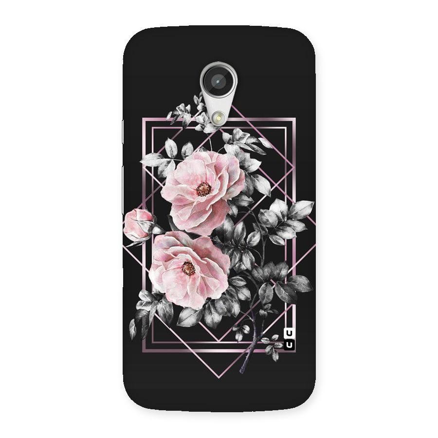 Beguilling Pink Floral Back Case for Moto G 2nd Gen