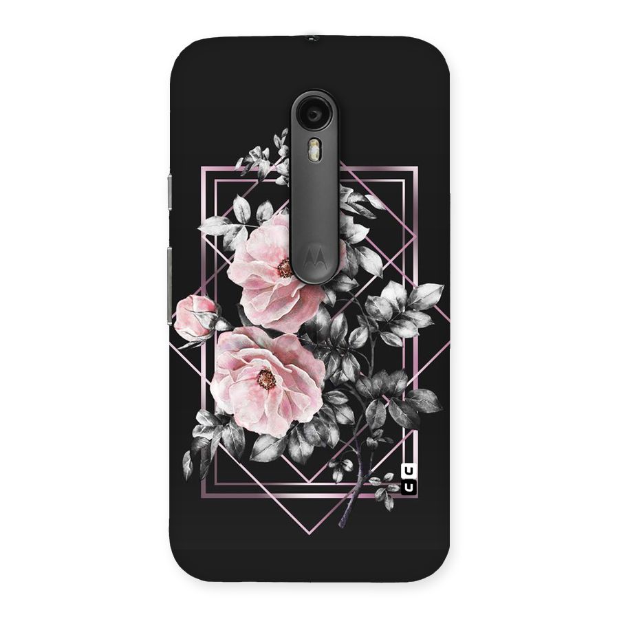 Beguilling Pink Floral Back Case for Moto G Turbo