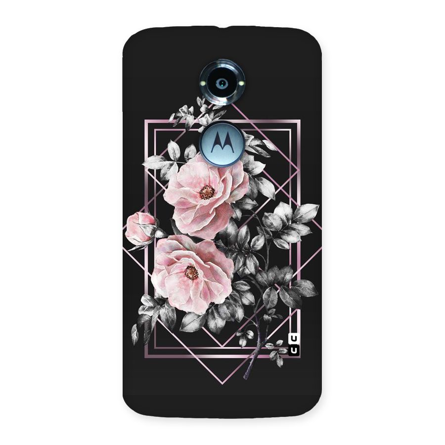 Beguilling Pink Floral Back Case for Moto X 2nd Gen