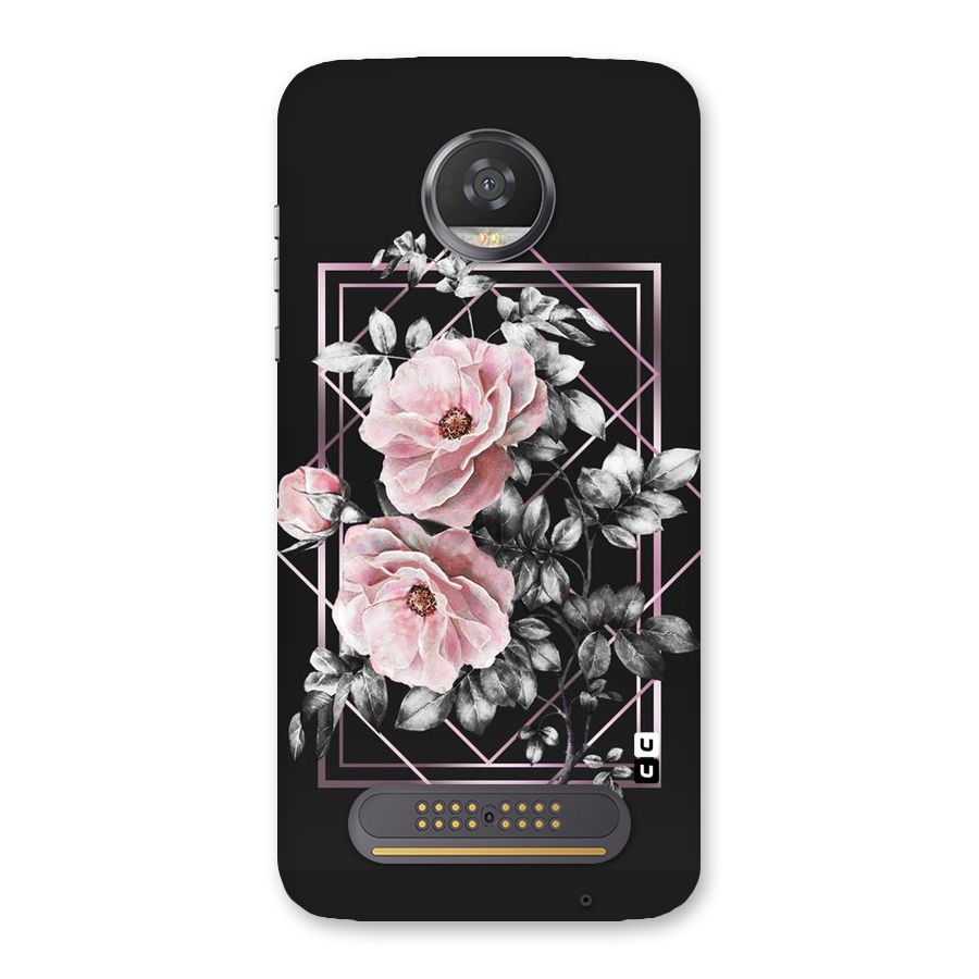 Beguilling Pink Floral Back Case for Moto Z2 Play