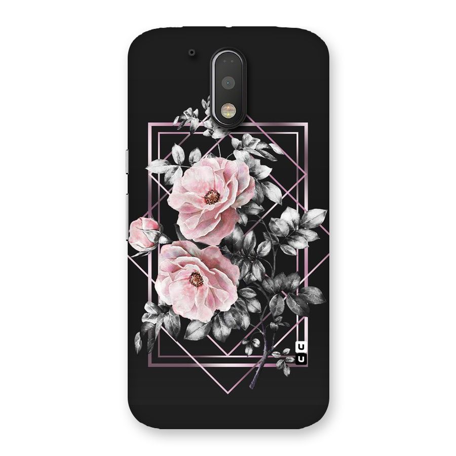 Beguilling Pink Floral Back Case for Motorola Moto G4