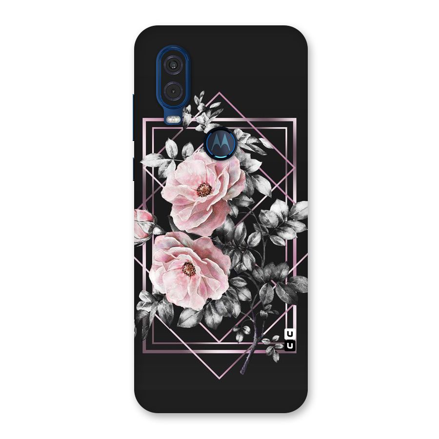 Beguilling Pink Floral Back Case for Motorola One Vision