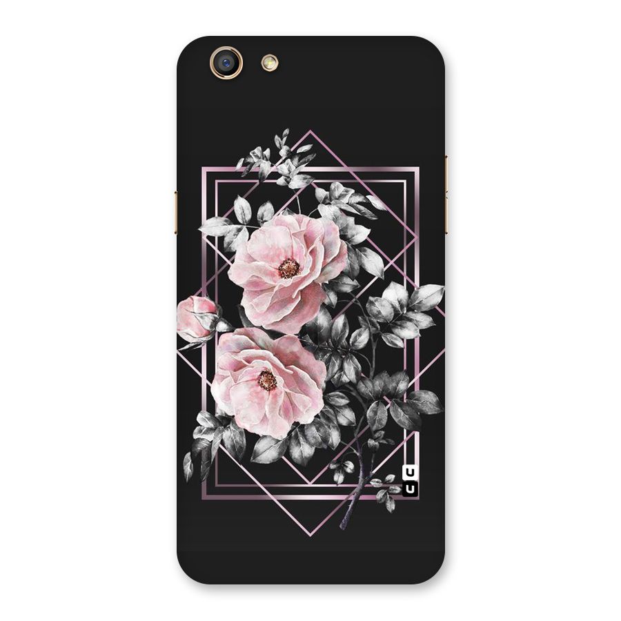 Beguilling Pink Floral Back Case for Oppo F3