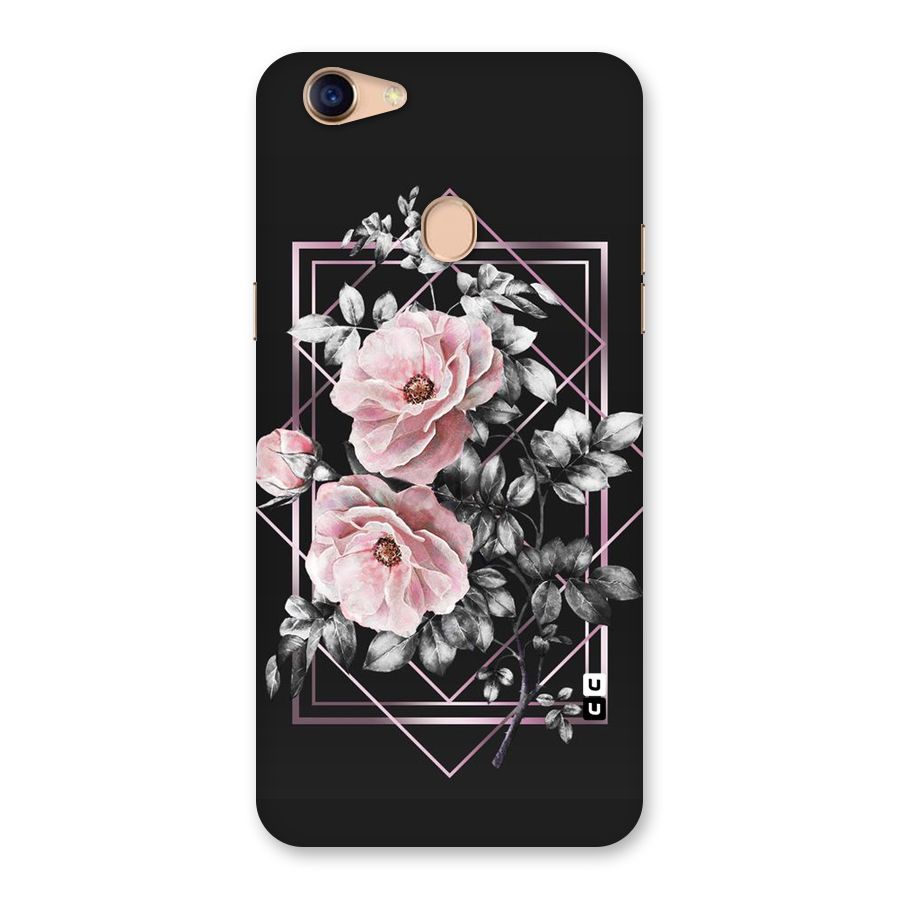Beguilling Pink Floral Back Case for Oppo F5