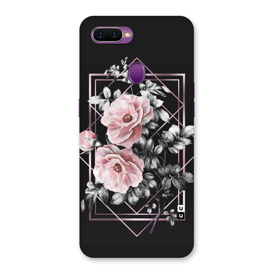 Beguilling Pink Floral Back Case for Oppo F9