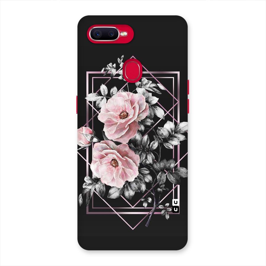 Beguilling Pink Floral Back Case for Oppo F9 Pro