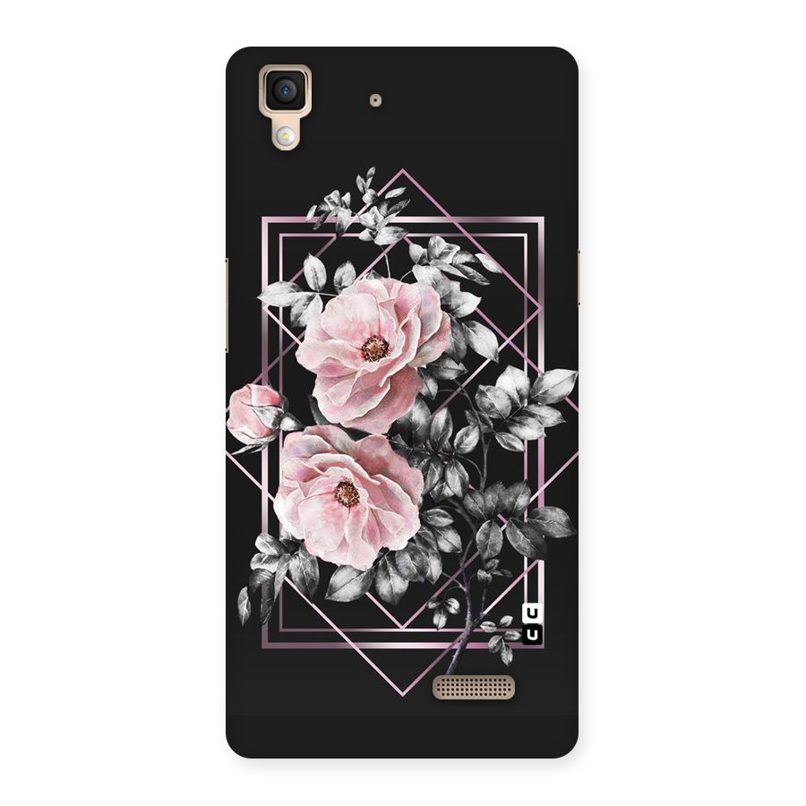 Beguilling Pink Floral Back Case for Oppo R7