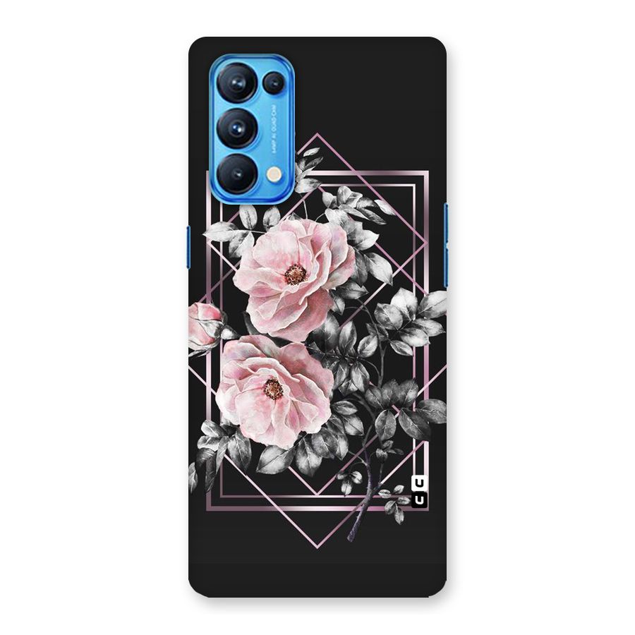 Beguilling Pink Floral Back Case for Oppo Reno5 Pro 5G
