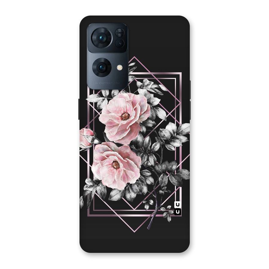 Beguilling Pink Floral Back Case for Oppo Reno7 Pro 5G