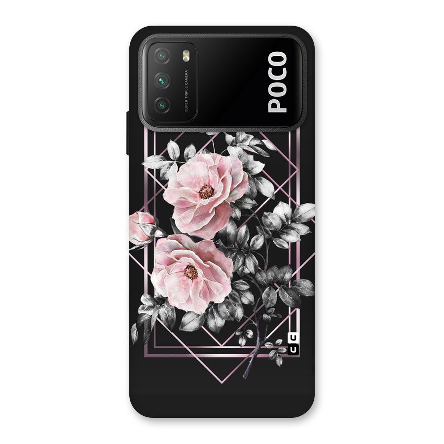 Beguilling Pink Floral Back Case for Poco M3