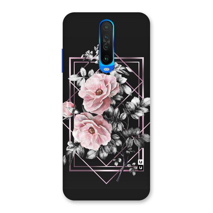 Beguilling Pink Floral Back Case for Poco X2