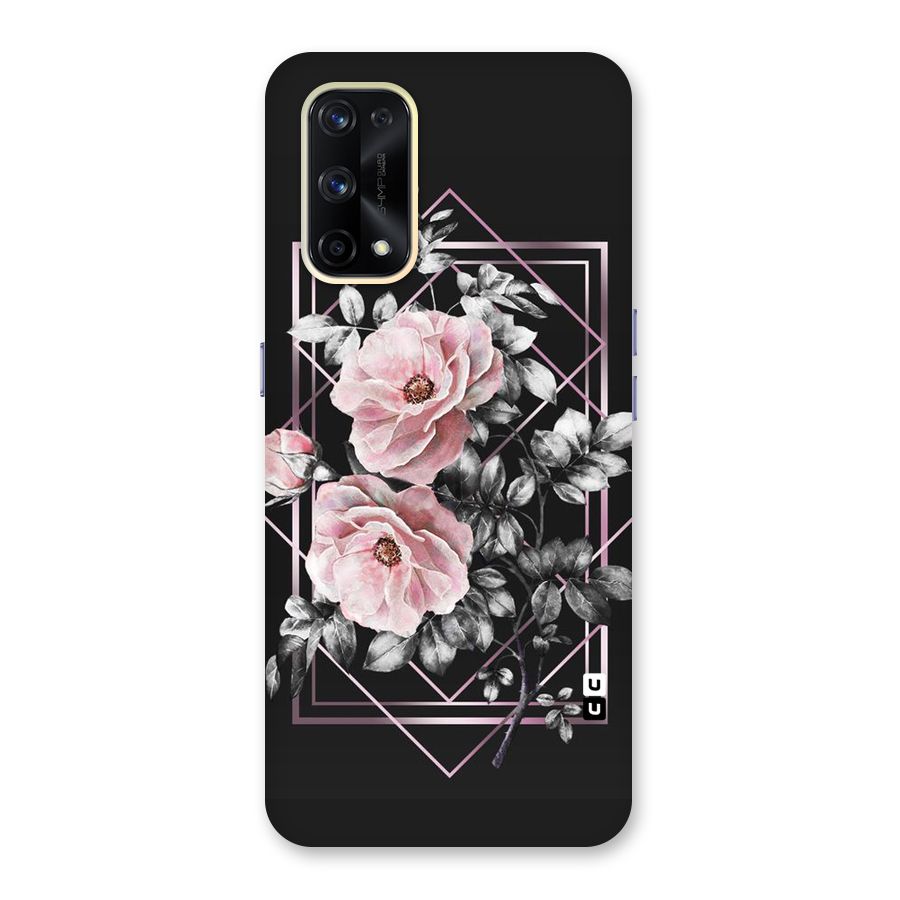 Beguilling Pink Floral Glass Back Case for Realme X7 Pro