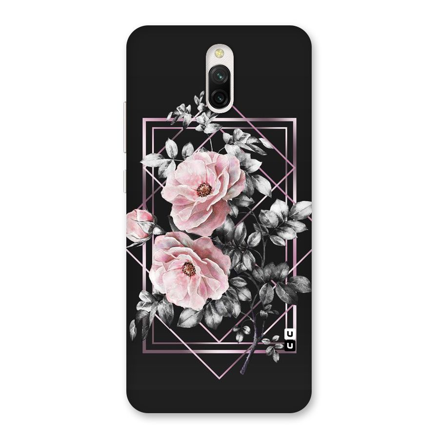 Beguilling Pink Floral Back Case for Redmi 8A Dual