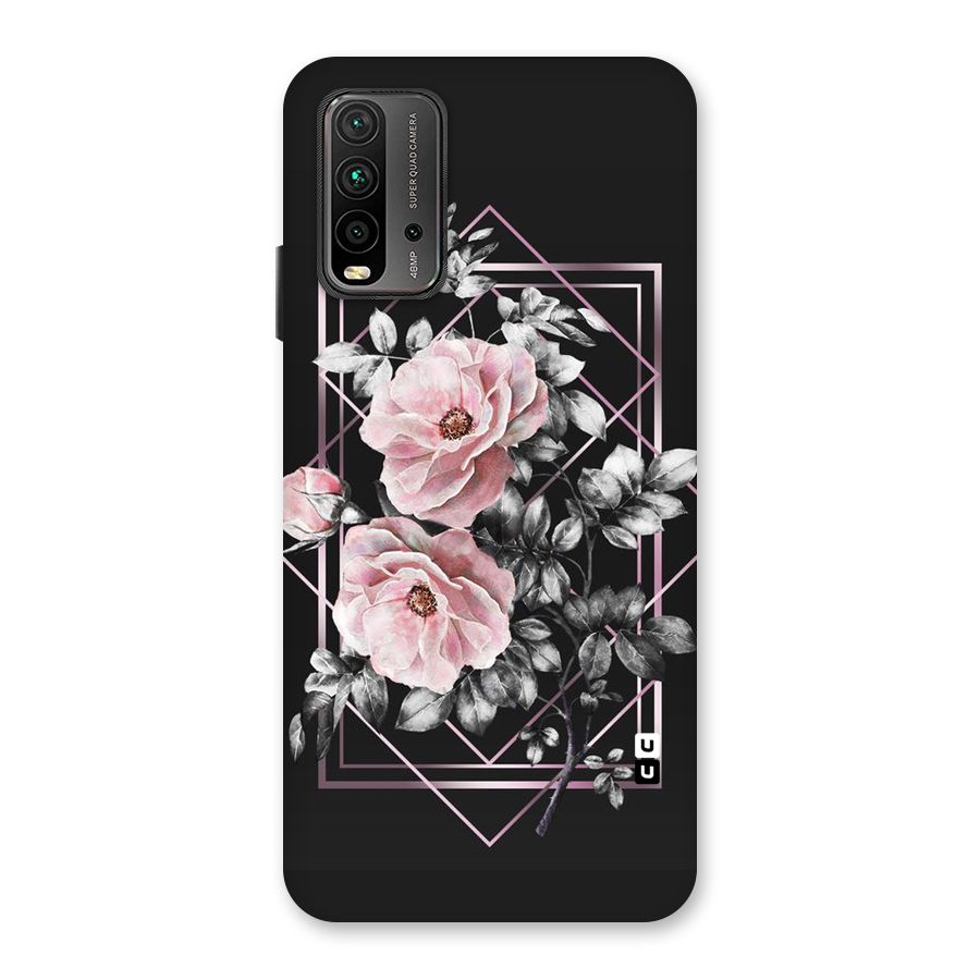 Beguilling Pink Floral Back Case for Redmi 9 Power