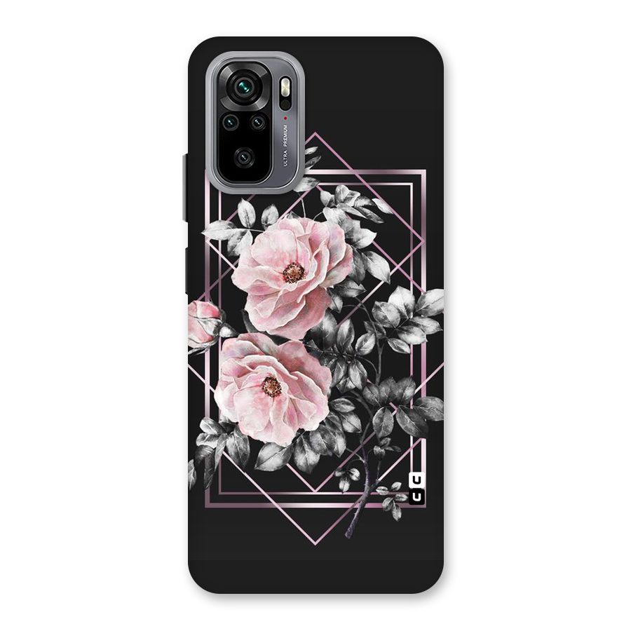 Beguilling Pink Floral Back Case for Redmi Note 10