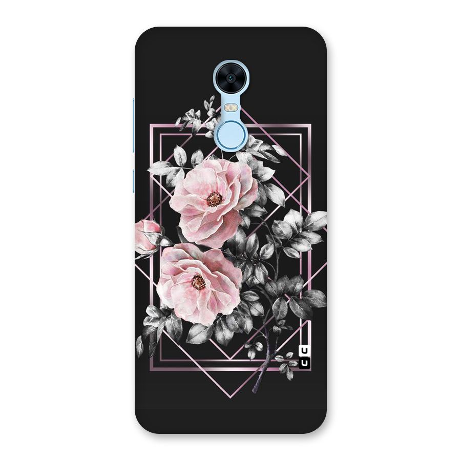 Beguilling Pink Floral Back Case for Redmi Note 5
