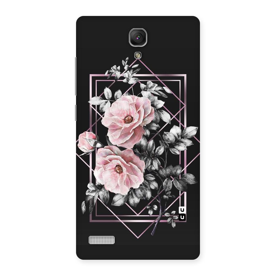 Beguilling Pink Floral Back Case for Redmi Note Prime