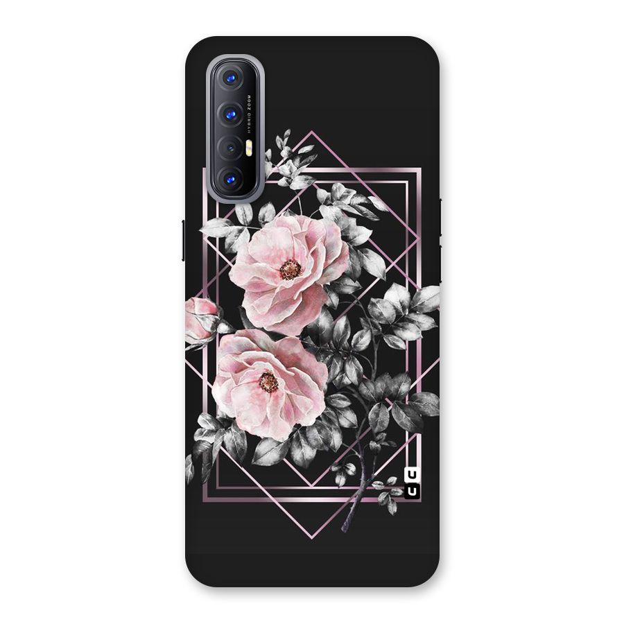 Beguilling Pink Floral Back Case for Reno3 Pro