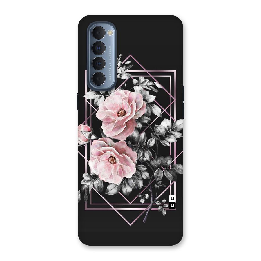 Beguilling Pink Floral Back Case for Reno4 Pro