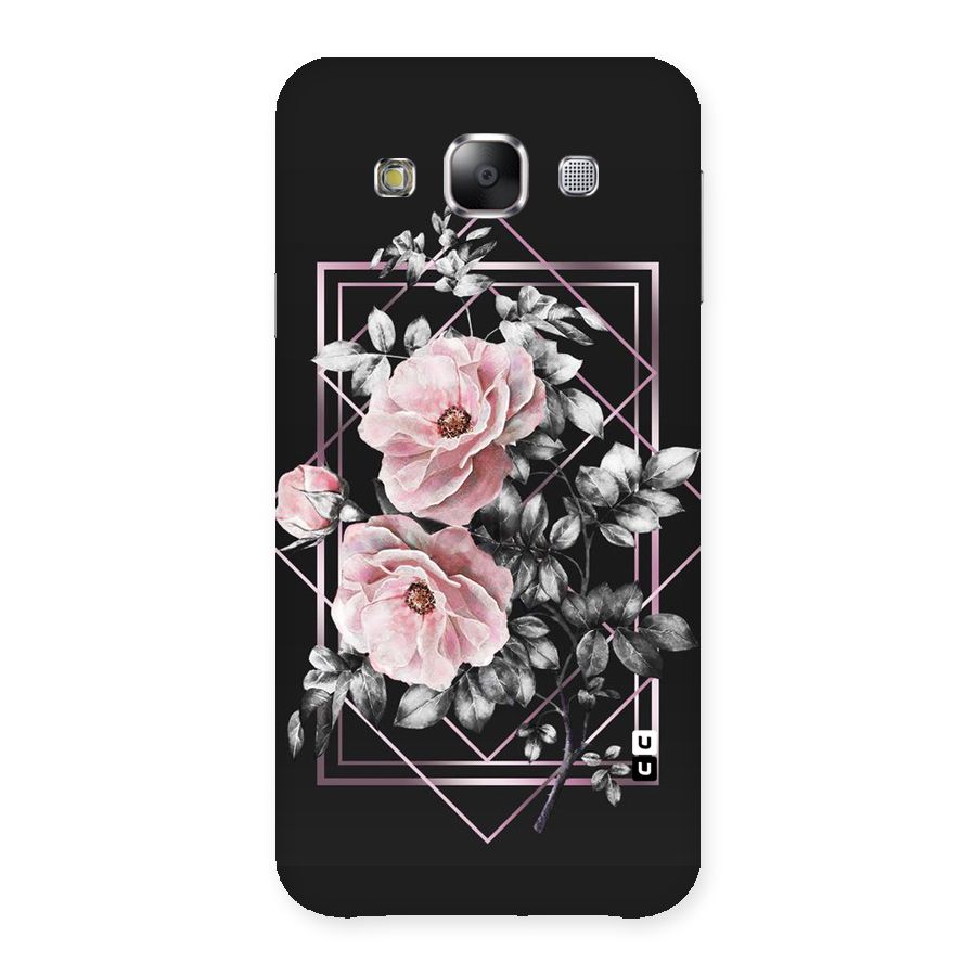Beguilling Pink Floral Back Case for Samsung Galaxy E5