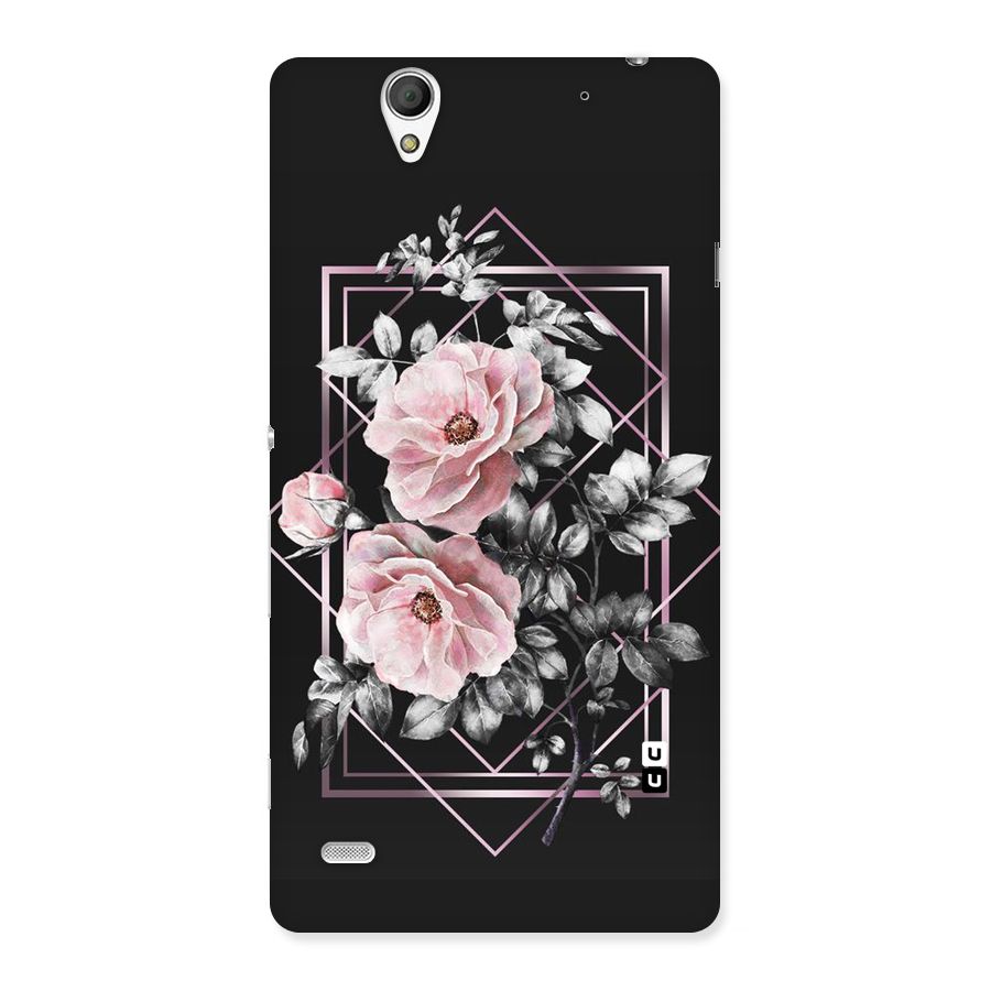 Beguilling Pink Floral Back Case for Sony Xperia C4