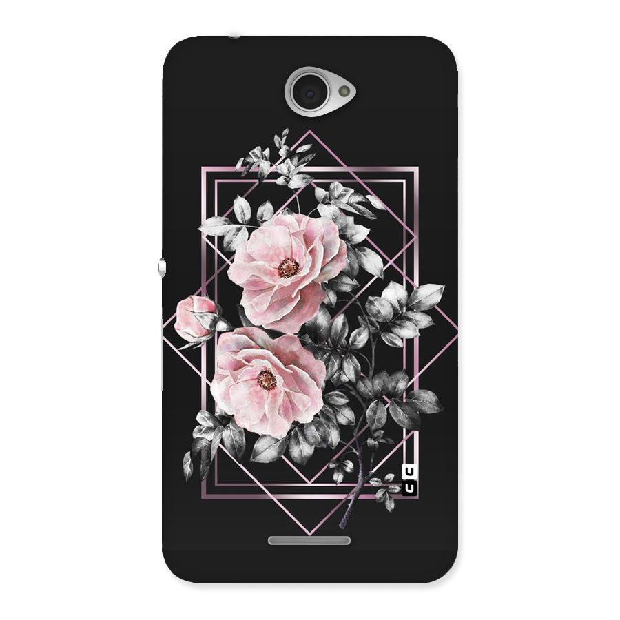 Beguilling Pink Floral Back Case for Sony Xperia E4