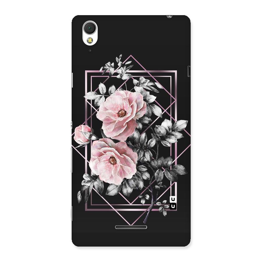 Beguilling Pink Floral Back Case for Sony Xperia T3