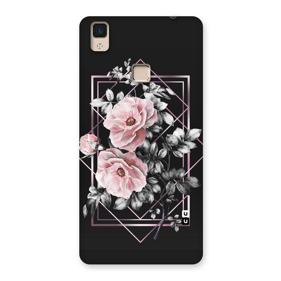 Beguilling Pink Floral Back Case for V3 Max