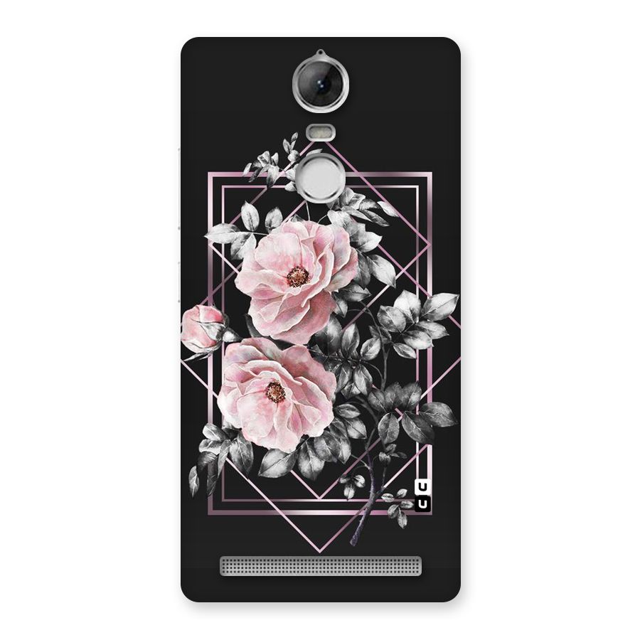 Beguilling Pink Floral Back Case for Vibe K5 Note