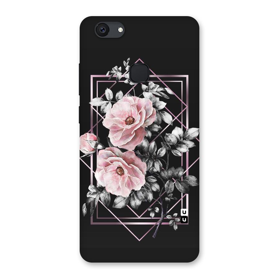 Beguilling Pink Floral Back Case for Vivo V7 Plus