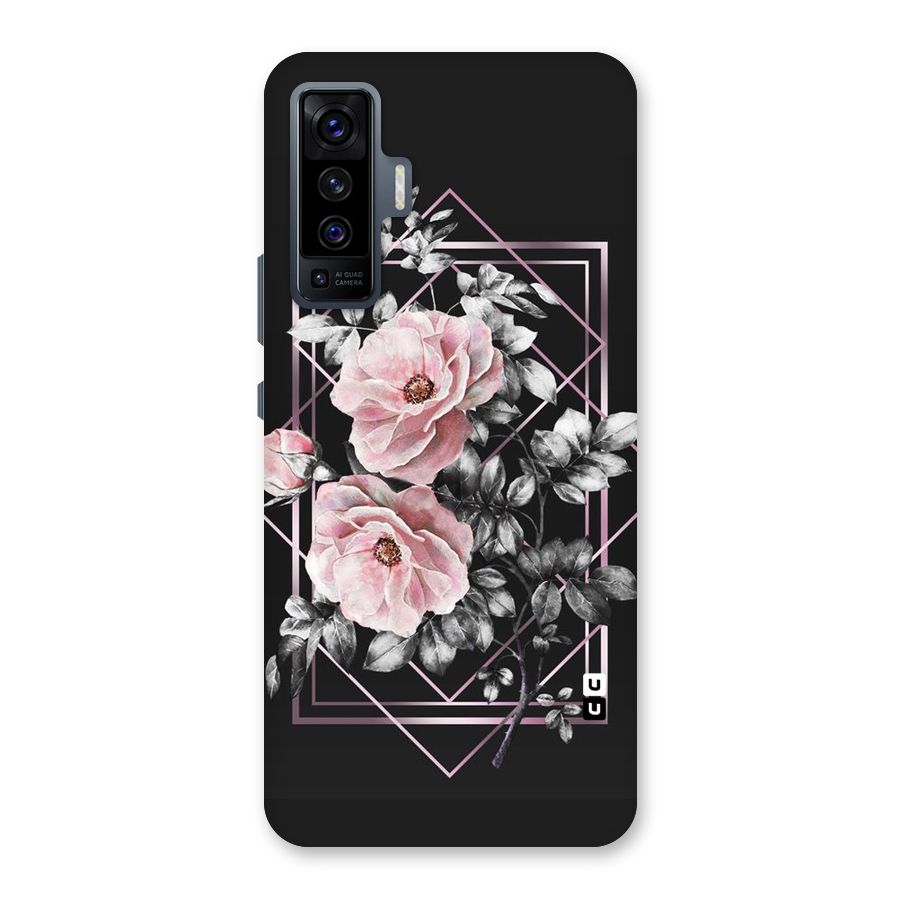 Beguilling Pink Floral Back Case for Vivo X50