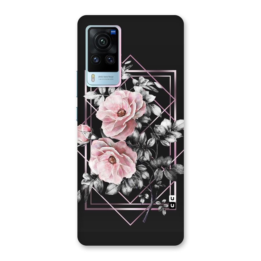 Beguilling Pink Floral Back Case for Vivo X60 Pro