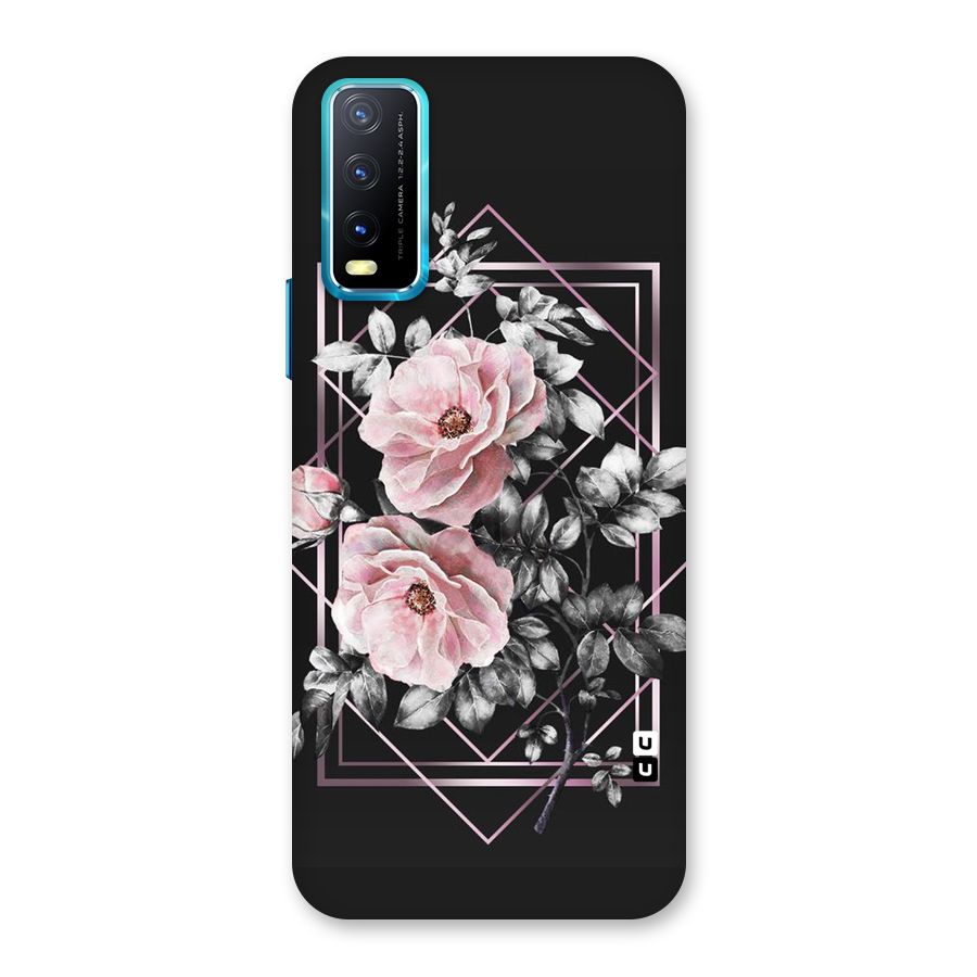 Beguilling Pink Floral Back Case for Vivo Y20G