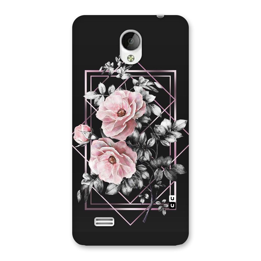 Beguilling Pink Floral Back Case for Vivo Y21