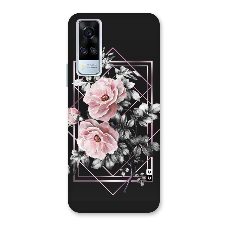 Beguilling Pink Floral Back Case for Vivo Y31