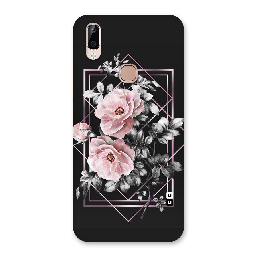 Beguilling Pink Floral Back Case for Vivo Y83 Pro