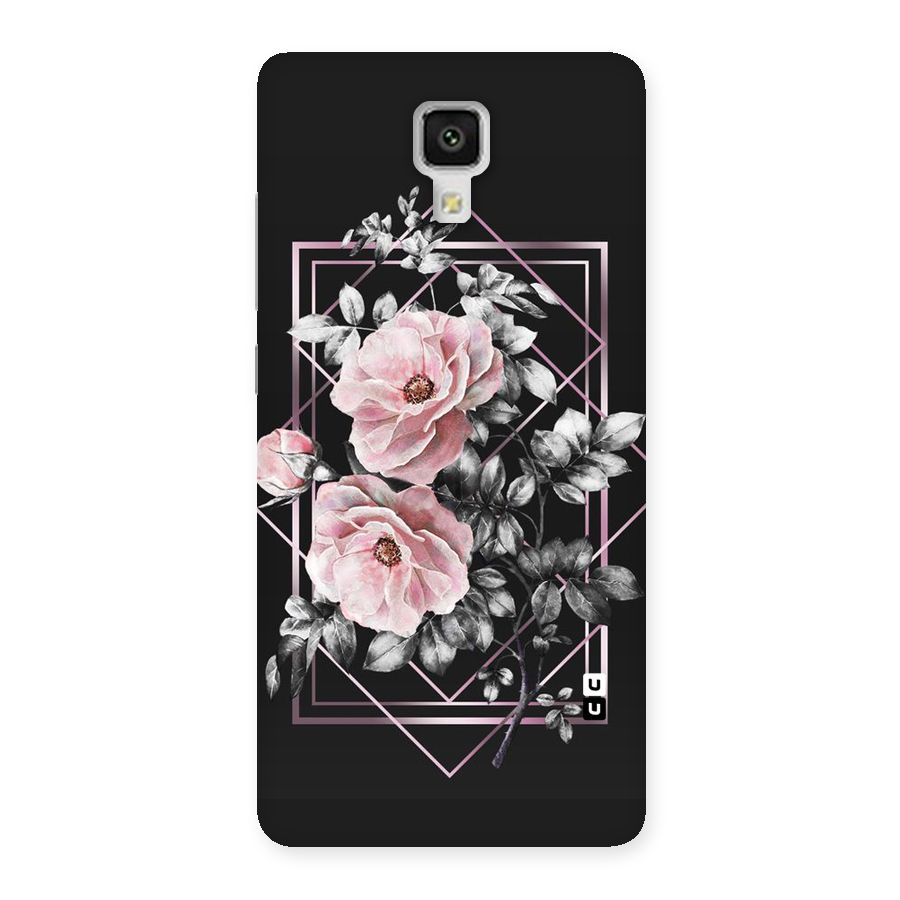 Beguilling Pink Floral Back Case for Xiaomi Mi 4
