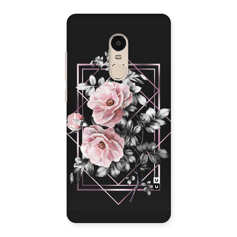 Beguilling Pink Floral Back Case for Xiaomi Redmi Note 4