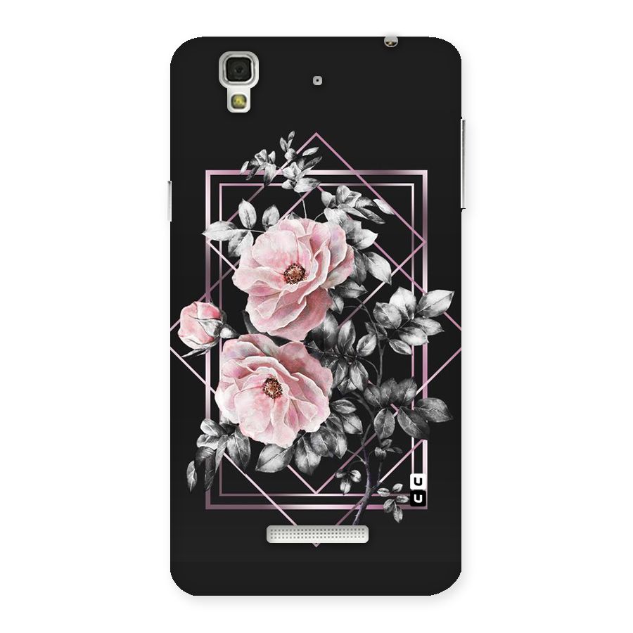 Beguilling Pink Floral Back Case for Yu Yureka