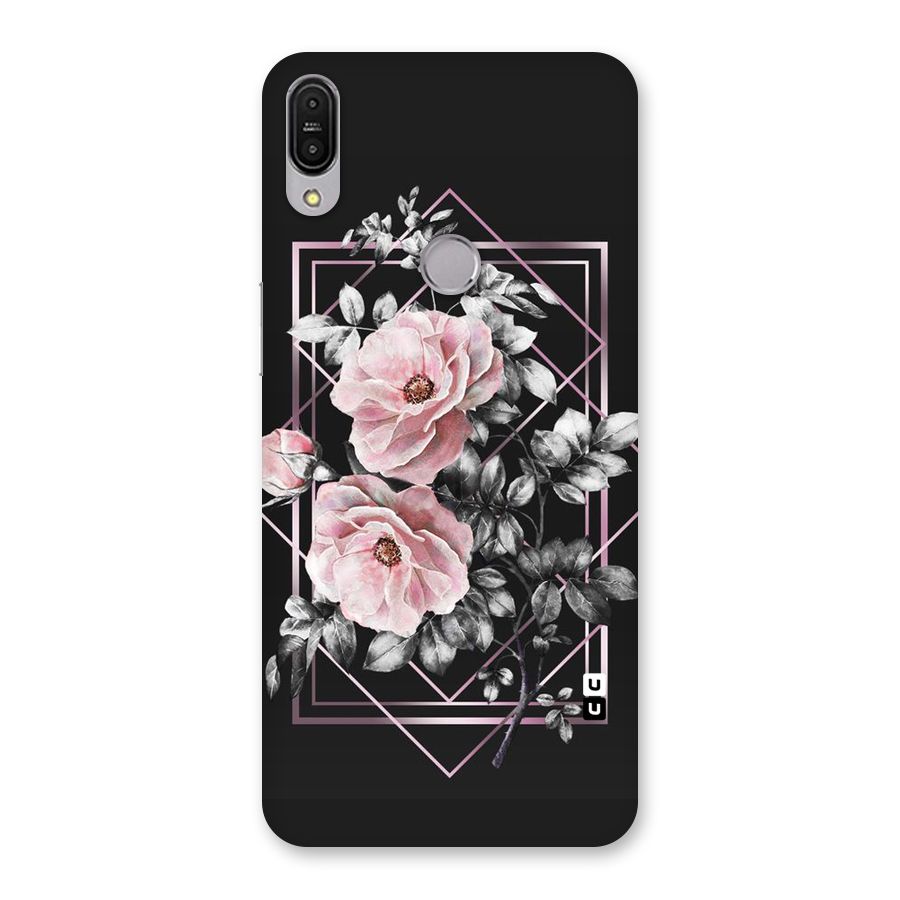 Beguilling Pink Floral Back Case for Zenfone Max Pro M1