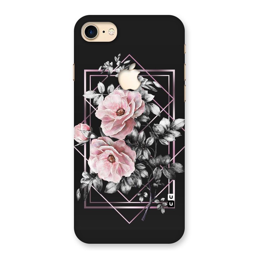 Beguilling Pink Floral Back Case for iPhone 7 Apple Cut