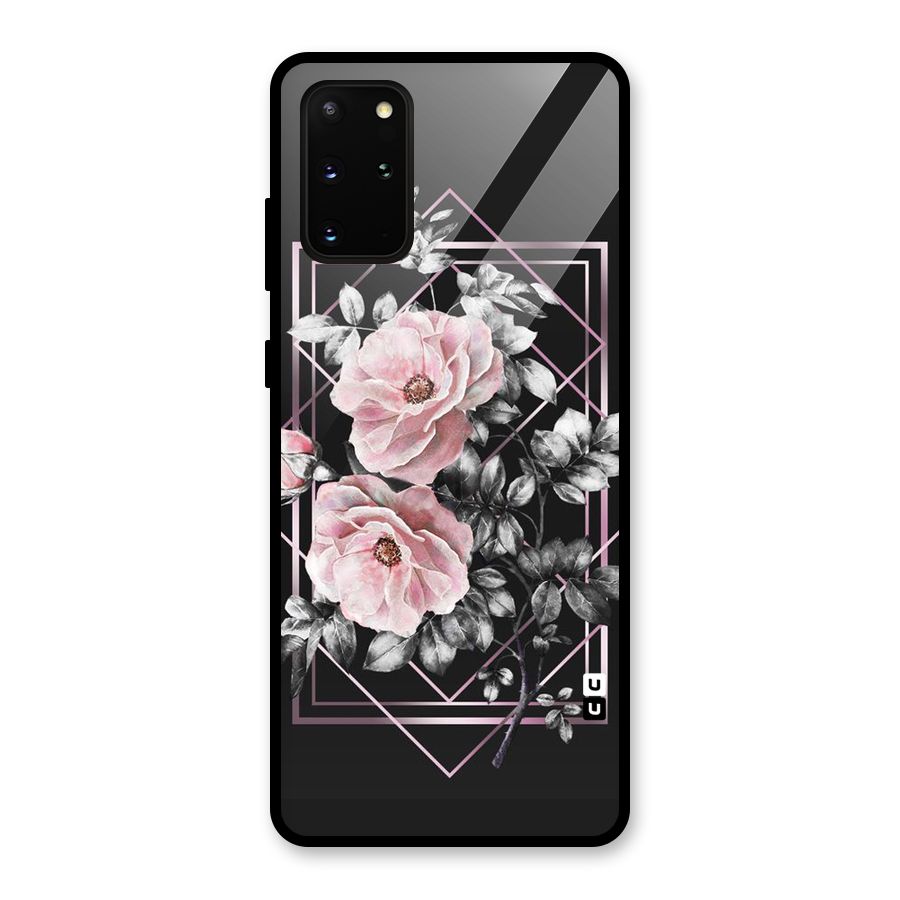 Beguilling Pink Floral Glass Back Case for Galaxy S20 Plus