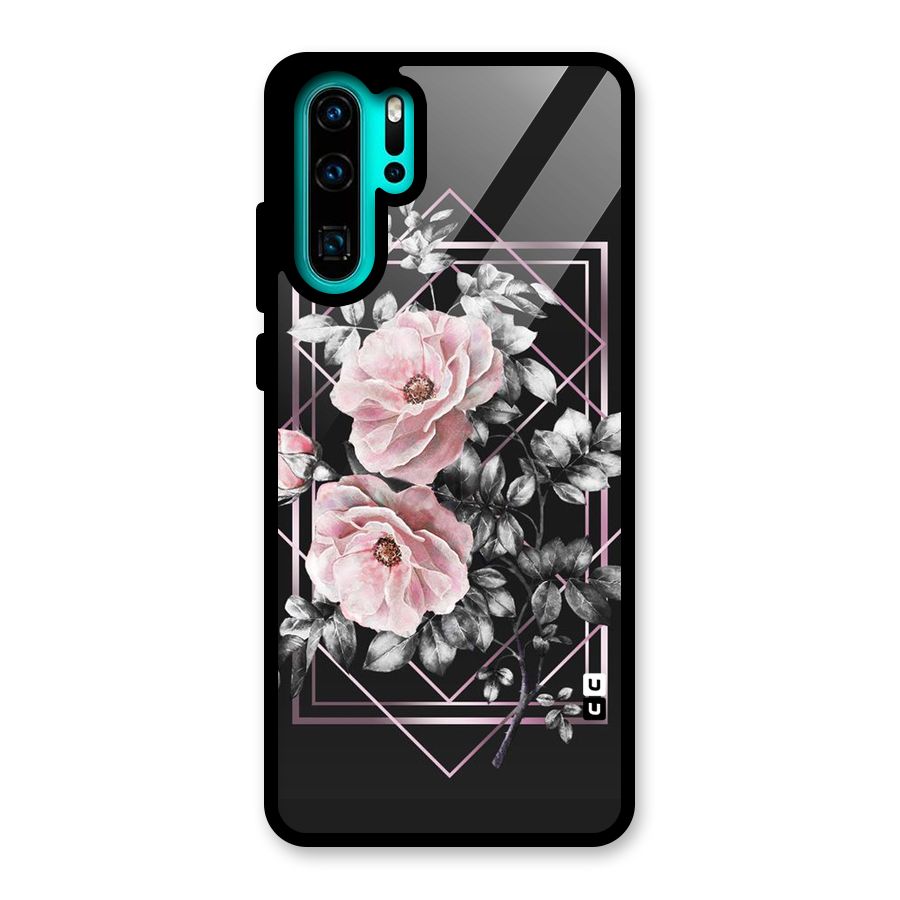 Beguilling Pink Floral Glass Back Case for Huawei P30 Pro