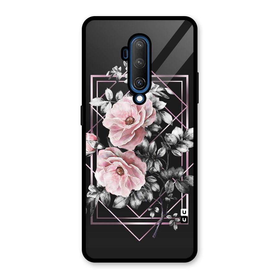 Beguilling Pink Floral Glass Back Case for OnePlus 7T Pro